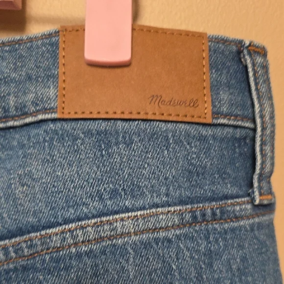 Madewell Women's Straight Leg Blue Jeans - Picture 7 of 8